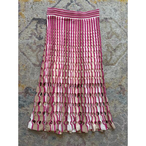 Jonathan Simkhai Tiana Cut-Out Knitted Top & Jax/Larken Midi Skirt SET - Picture 10 of 14